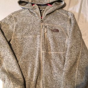 The Northface zip up sweater